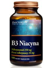 DoctorLife Doctor Life B3 Niacin 250 mg 100 tobolek
