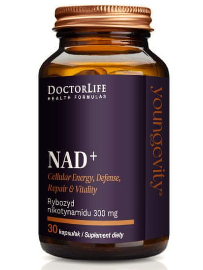 DoctorLife DoctorLife NAD + Nikotinamid riboside 300 mg 30 kapslí