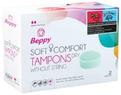 Asha International BEPPY Soft + Comfort Tampon DRY bez šňůrky 2 kusy