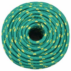 Greatstore Lodní lano zelené 14 mm 250 m polypropylen