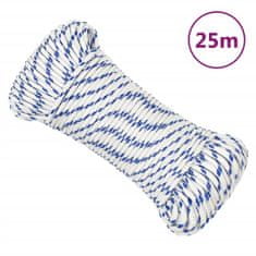 Greatstore Lodní lano bílé 3 mm 25 m polypropylen