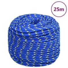 Vidaxl Lodní lano modré 10 mm 25 m polypropylen