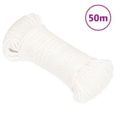 shumee Lodní lano celobílé 3 mm 50 m polypropylen
