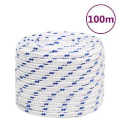 Vidaxl Lodní lano bílé 18 mm 100 m polypropylen