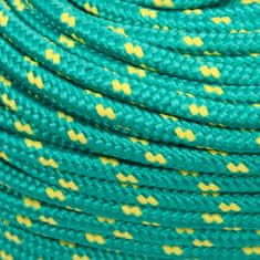 Vidaxl Lodní lano zelené 8 mm 100 m polypropylen