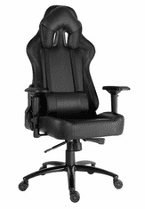 KUPŽIDLE Herní židle RACING ZK-012 XL — PU kůže, černá, nosnost 130 kg