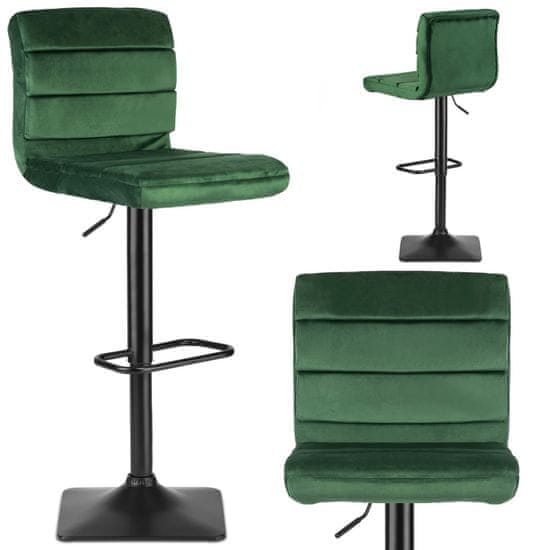Sofotel Barová židle s opěradlem Drava | zelená