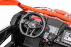 Beneo Elektrické autíčko Can-am Maverick, oranžový, dvoumístné, odpružení, 2,4 Ghz DO, 4 x 35W, EVA kola