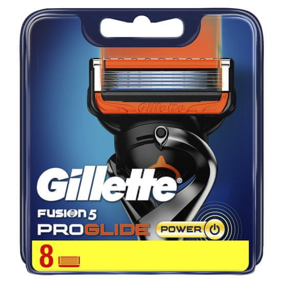 Gillette Fusion5 ProGlide Power holicí hlavice pro muže 8 ks