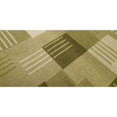 Balta Metrážový koberec Pega rozměr š.400 x d.400 cm - zelený MIL