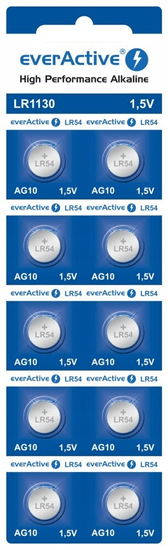 everActive Baterie mini AG10 1.5 V 10 ks.