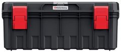 Kistenberg Plastový kufr, box na nářadí KXSA6530F X-BLOCK SOLID TOOLBOX ALU LOG KISTENBERG