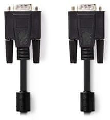 Nedis kabel VGA (D-SUB)/ zástrčka VGA - zástrčka VGA/ černý/ 3m