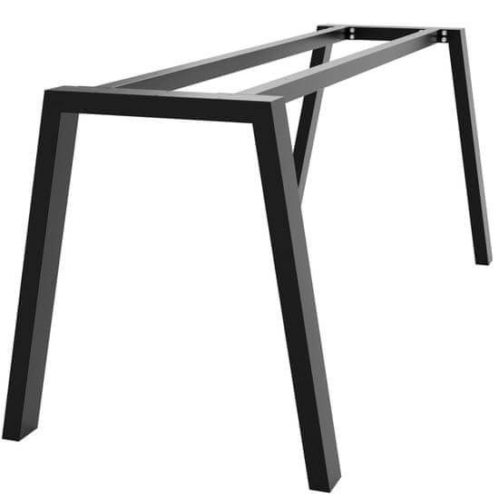 MetaloPro Kovové nohy ke stolu se středovou tyčí černé