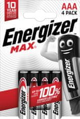Energizer Baterie Max AAA LR03 1.5 V 4 ks.