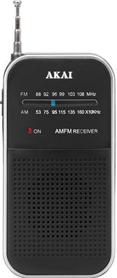 moderní radiopřijímač fm akai APR-350 sluchátkový výstup skvělý zvuk