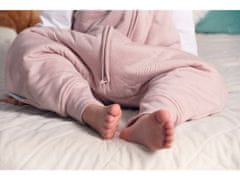 NATULINO Zimní spací pytel s nohavicemi pro miminko, NATURALS PINK, M (6 - 12 měsíců), GOTS