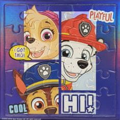 Nickelodeon Puzzle card PAW PATROL - 25dílků+přání+obálka 