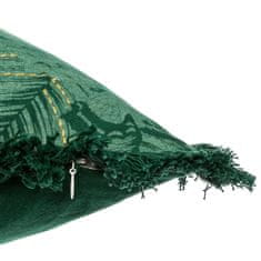 Atmosphera Dekorační povlak na polštář JUNGLE, zelený, 40 x 40 cm