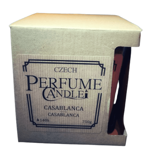 Czech Perfume Candle Vonná svíčka s dřevěným víčkem Casablanca 750 g