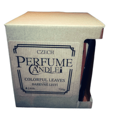 Czech Perfume Candle Vonná svíčka s dřevěným víčkem Barevné listí 750 g