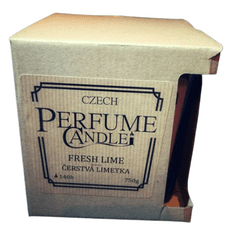 Czech Perfume Candle Vonná svíčka s dřevěným víčkem Čerstvá limetka 750 g