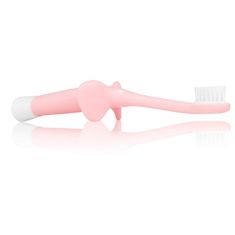 Dr.Brown´s Kartáček zubní tréninkový 0-3r růžová