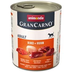 Animonda Konzerva Gran Carno hovězí + kuře 800 g