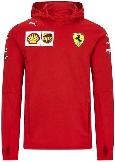 Ferrari mikina TEAM 2021 červená