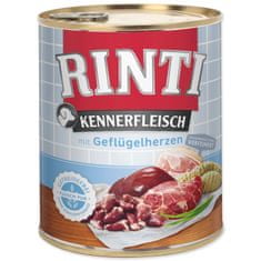 Finnern Konzerva RINTI Kennerfleisch drůbeží srdíčka, 800 g