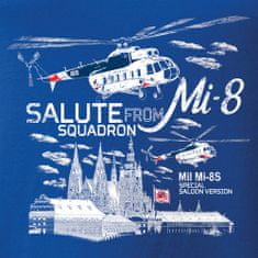 ANTONIO Tričko s letkou vrtulníků Mi-8 SALUTE, S