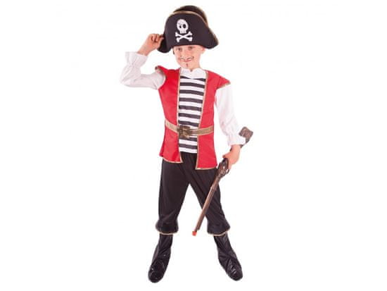 Kostým pirát s kloboukem 6 až 8 let