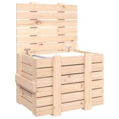shumee Úložný box 58 x 40,5 x 42 cm masivní borové dřevo