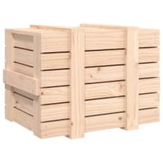 Greatstore Úložný box 58 x 40,5 x 42 cm masivní borové dřevo