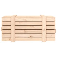 Vidaxl Úložný box 91 x 40,5 x 42 cm masivní borové dřevo
