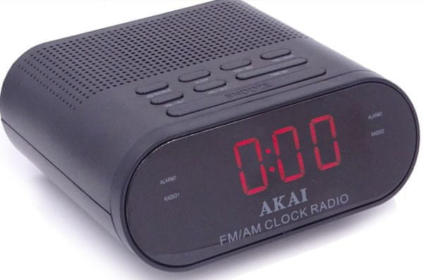  klasszikus rádiós ébresztőóra akai CR002A-219 hangszóró snooze sleep