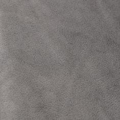 Greatstore Zátěžová deka s povlečením šedá 150 x 200 cm 11 kg textil