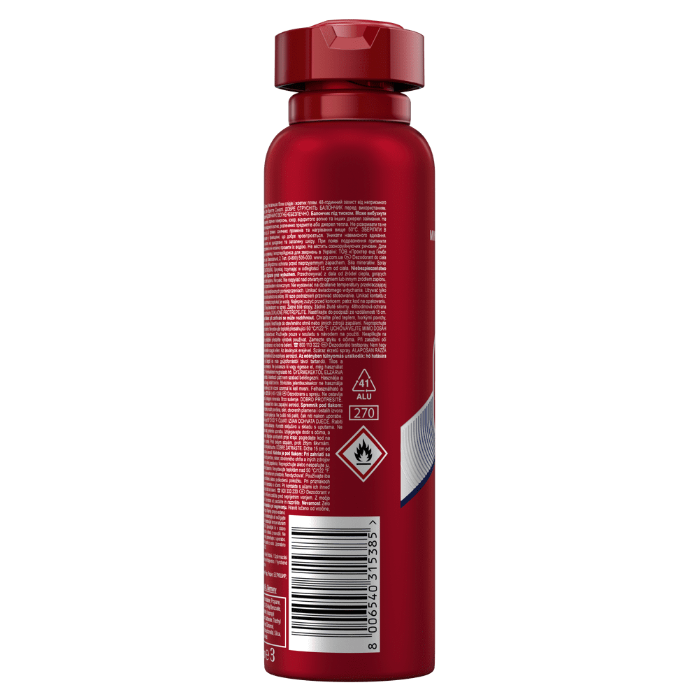 Levně Old Spice Dynamic Defense Dry Feel Deodorant Spray For Men 200 ml