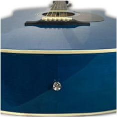 Stagg SA20DCE-BLUE, elektroakustická kytara typu Dreadnought