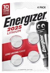 Energizer Baterie Lithium CR2025 3 V 4 ks.