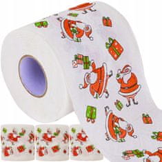 Iso Trade Vánoční toaletní papír 2-vrstvý | 4 kusů