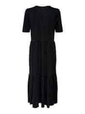 Jacqueline de Yong Dámské šaty JDYDALILA Loose Fit 15195291 Black (Velikost L)