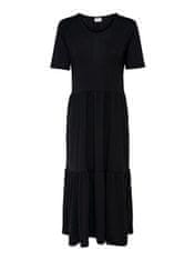 Jacqueline de Yong Dámské šaty JDYDALILA Loose Fit 15195291 Black (Velikost S)