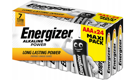 Energizer Baterie Alkaline Power Maxi Pack AAA 1.5 V 24 ks.