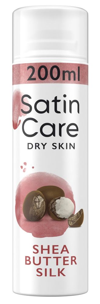 Gillette Satin Care Dry Skin Dámský gel na holení 200 ml 