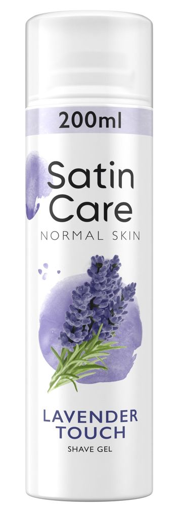 Levně Gillette Satin Care Normal Skin Lavender Touch Gel Na Holení 200ml