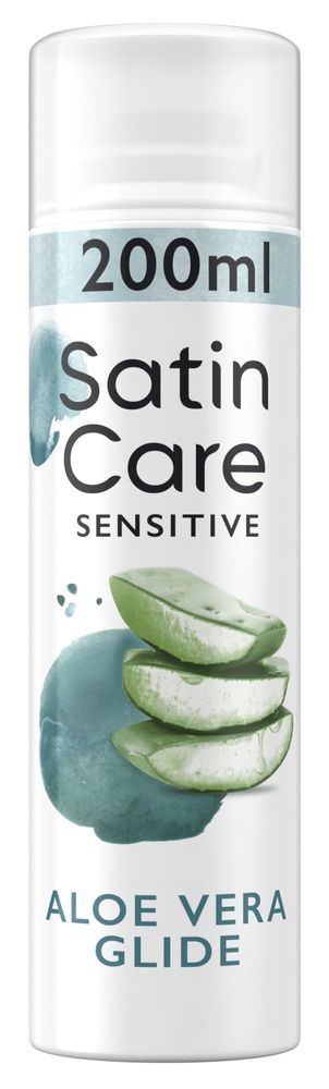 Levně Gillette Satin Care Sensitive Dámský gel na holení 200 ml 