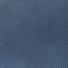 Homla Povlak na polštář NANTU v sametové imitaci manšestru modrý 45x45+1,5 cm