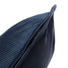 Homla Dekorační polštář s výplní | NANTU | imitace manšestru modrá | 45x45 cm | 840338 Homla