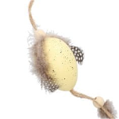 Homla ALME přívěsek s vejci žlutý 40 cm